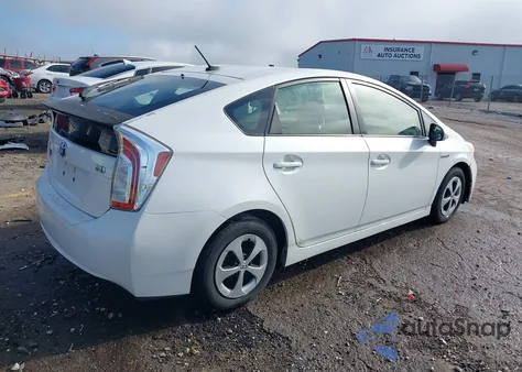 2013 Toyota Prius Four из США, поврежденный, VIN JTDKN3DU8D5546773